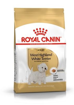 Royal Canin West Highland White Terrier Adult для взрослой собаки породы Вест-Хайленд-Уайт-Терьер с 10 месяцев