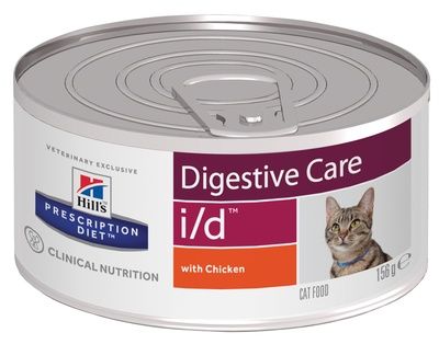 Hill's вет.консервы Prescription Diet i/d Digestive Care  Влажный диетический корм для кошек и котят при расстройствах пищеварения (ЖКТ) с курицей