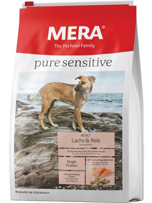 Mera Pure Sensitive Adult  Lachs & Reis - Сухой корм для взрослых собак с Лососем и рисом при пищевой непереносимости и аллергии