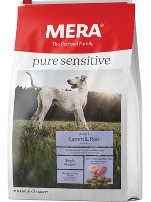 Mera Pure Sensitive Adult Lamm & Reis - Сухой корм для взрослых собак с Ягненком и рисом при пищевой непереносимости и аллергии