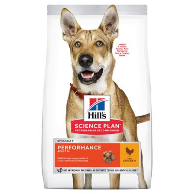 Hill's Science Plan - Сухой корм для взрослых активных собак  - Performance Chicken
