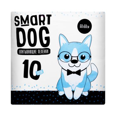 Smart Dog Впитывающие пеленки для собак 60*60 см