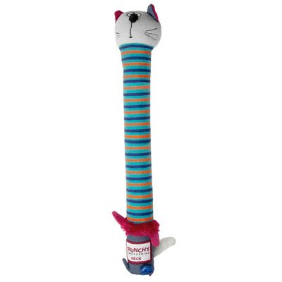 GiGwi кот, хрустящая игрушка с пищалкой, 28*4 см