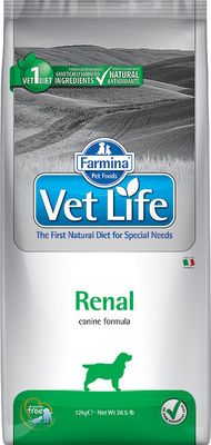 Farmina Vet Life "Renal"  Лечебный корм для собак при почечной недостаточности