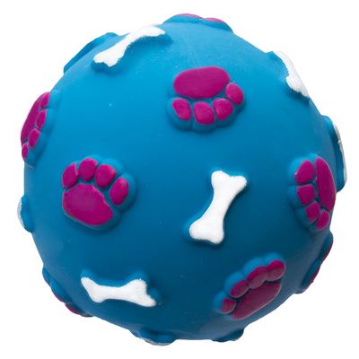 Yami-Yami игрушка для собак "Мяч Дружок", 70 мм, голубой