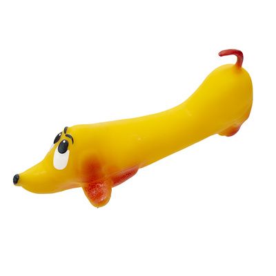 Yami-Yami игрушка для собак Такса, 18 см, желтая