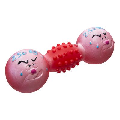 Yami-Yami игрушка для собак "Гантель Атлет", 19.5 см, красная