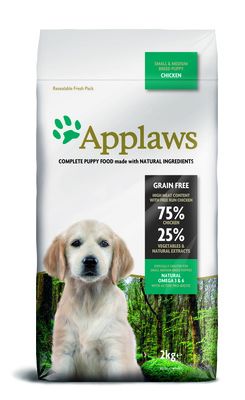 Applaws «Small&Medium Breed Puppy» для щенков мелких и средних пород, беззерновой (с курицей)
