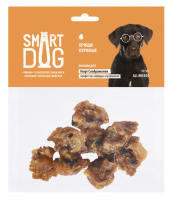 Smart Dog лакомство для собак - Хрящи куриные