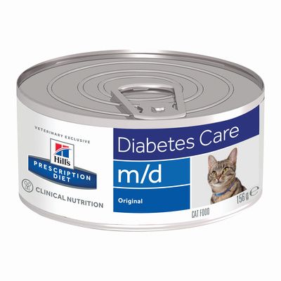 Hill's вет.консервы Prescription Diet m/d Diabetes  Влажный диетический корм для кошек при сахарном диабете