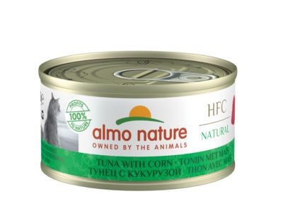 Almo Nature - Консервы для Кошек с Тунцом и Сладкой кукурузой - Tuna with Sweet Corn