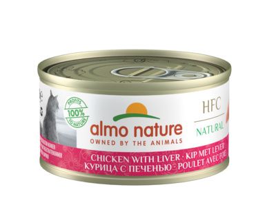 Almo Nature - Консервы для Кошек с Курицей и Печенью - Natural Chicken and Liver