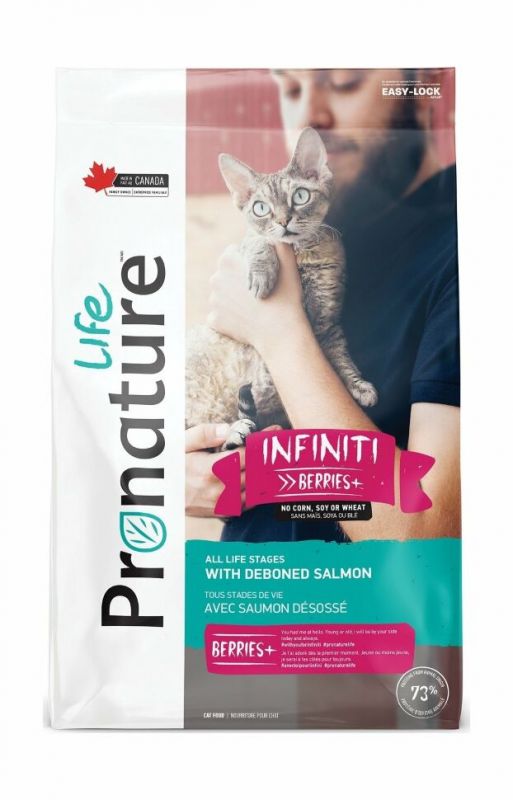 Pronature Life - Сухой корм для котят и кошек всех возрастов с мясом лосося INFINITI