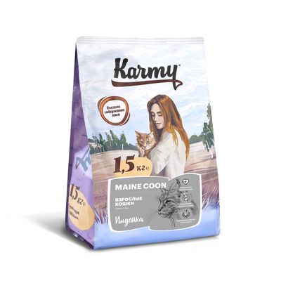 Karmy Maine Coon - Сухой корм для взрослых кошек породы Мейкун