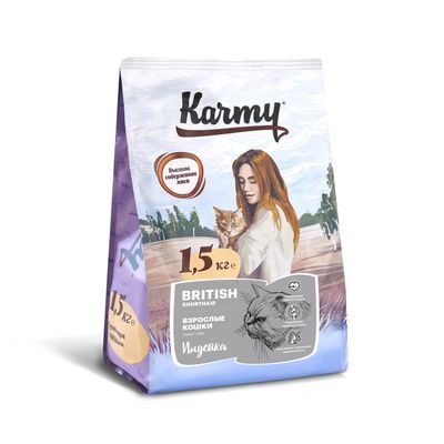 Karmy British shorthair - Сухой корм для взрослых кошек породы Британская короткошерстная