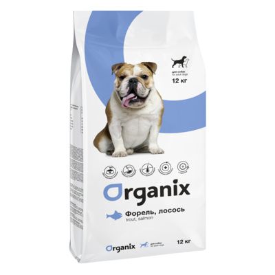 Organix Adult Dog - Сухой корм для взрослых собак с форелью и лососем