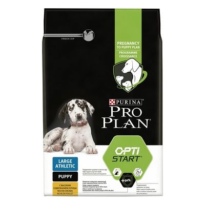 Pro Plan Puppy Large Breed Athletic для щенков крупных пород атлетического телосложения с курицей