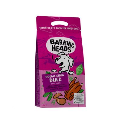 Barking Heads DOGGYLICIOUS DUCK беззерновой корм для собак "Восхитительная утка" с уткой и бататом
