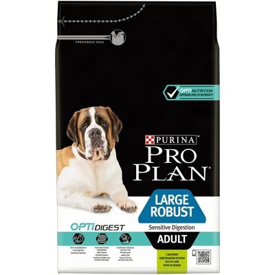 Pro Plan Large Adult Robust Сухой корм для взрослых собак крупных пород с мощным телосложением, с высоким содержанием ягненка