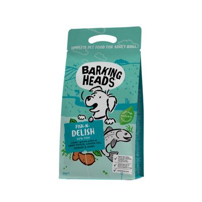 Barking Heads FISH-N-DELISH беззерновой корм для собак "Рыбка-вкусняшка" с лососем, форелью и бататом