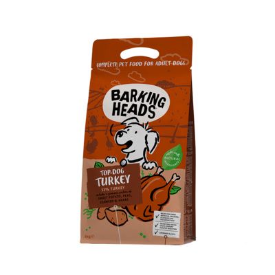 Barking Heads TOP DOG TURKEY беззерновой корм для собак "Бесподобная индейка", с индейкой и бататом