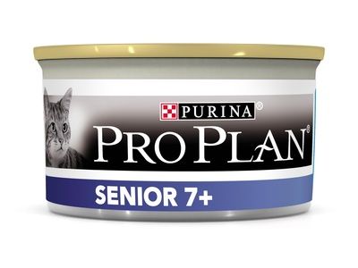 Purina Pro Plan для взрослых кошек старше 7 лет с тунцом, мусс