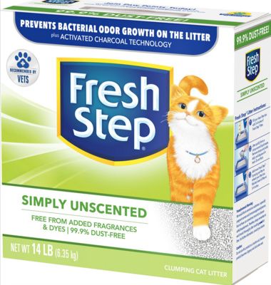 Fresh Step «Ultra Unscented» комкующийся наполнитель для кошачьего туалета