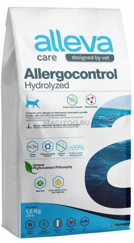 Alleva Care Allergocontrol - Сухой корм для кошек всех возрастов, при аллергии, ветеринарная диета
