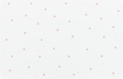Trixie Коврик под миску с рисунком Лапки, 44*28см (24547)