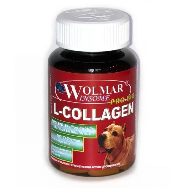 WOLMAR Pro Bio L-Collagen для восстановления сухожилий и связок100 табл. /496/