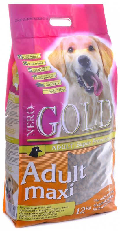 Nero Gold Adult Maxi Сухой корм для собак крупных пород с курицей