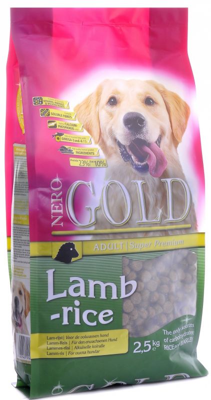 Nero Gold Adult Lamb&Rice  Сухой корм для собак с ягненком и рисом