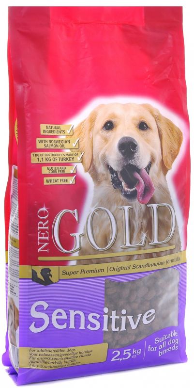 Nero Gold Sensitive Turkey Сухой корм для чувствительных собак с индейкой