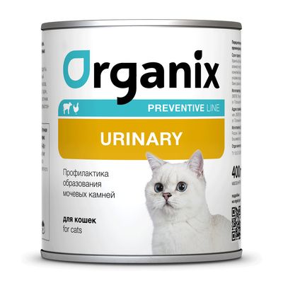 Organix Preventive Line Urinary - Консервы для кошек, профилактика образования мочевых камней