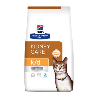 Hill's Prescription Diet k/d Kidney Care - Сухой диетический корм для кошек при профилактике заболеваний почек с тунцом