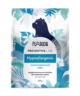 Florida Preventive Line Hypoallergenic - Сухой гипоаллергенный корм для кошек