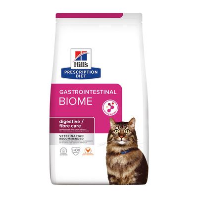 Hill's Prescription Diet Gastrointestinal Biome - Сухой диетический корм для кошек при расстройствах пищеварения и для заботы о микробиоме кишечника, c курицей