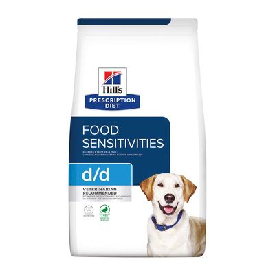 Hill's Prescription Diet d/d Food Sensitivities - Сухой диетический корм для собак при аллергии, заболеваниях кожи и неблагоприятной реакции на пищу с уткой и рисом