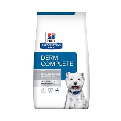 Hill's Prescription Diet Derm Complete - Сухой корм для малых пород собак при аллергии на пищу и окружающую среду