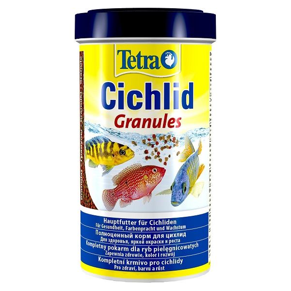 Cichlid Granules 500мл. гранулы для всех видов цихловых и крупных декор. рыб.