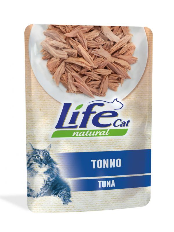 Lifecat tuna - Паучи для кошек с тунцом в желе