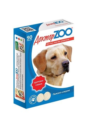 ДокторZoo - витамины для собак с морскими водорослями "здоровый иммунитет", 90 таб. х 6 шт