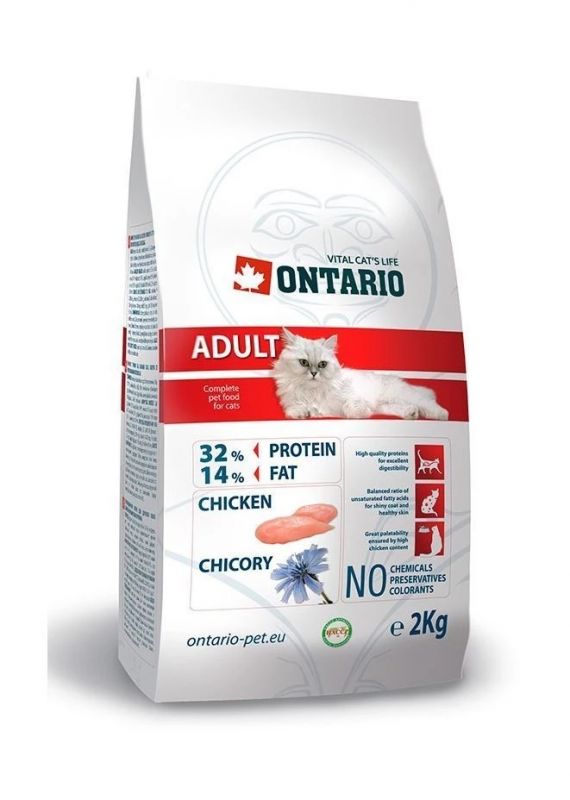 Ontario Adult Chicken  Сухой корм для взрослых кошек с курицей