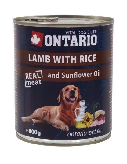 Ontario Lamb & Rice  Консервы для собак  с Ягненком и Рисом