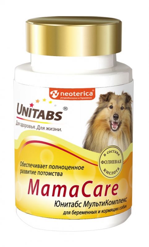 "Юнитабс МультиКомплекс" UT MamaCare с B9 для беременных собак