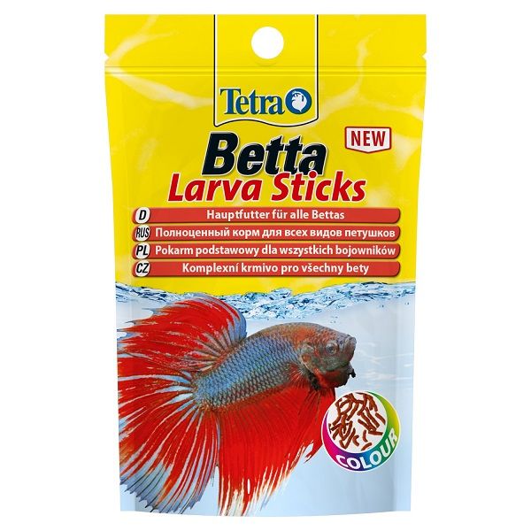 Betta Larva Sticks корм для лабиринтовых в форме мотыля,  5г (сашет)
