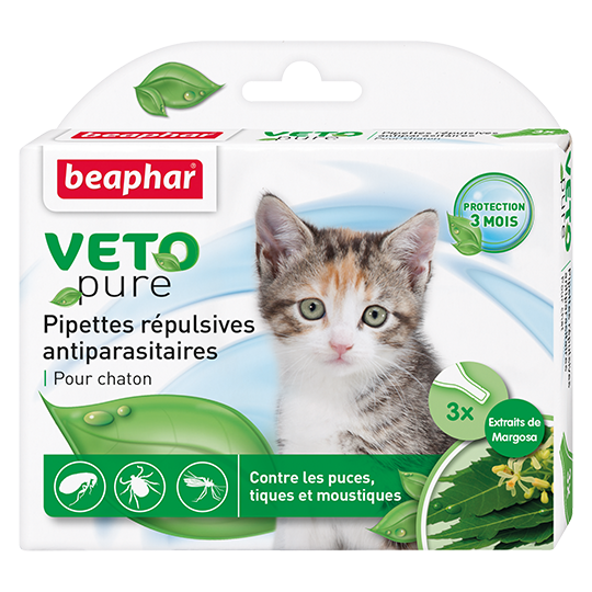 Beaphar BIO капли для котят от блох, клещей и комаров с 3-х месяцев