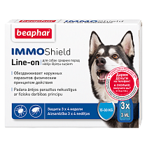 Beaphar «Vermicon Line-on» капли от блох и клещей для собак от 15 до 30 кг