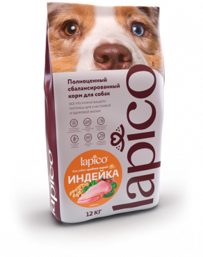 Lapico Advanced (Лапико)  Сухой корм для взрослых собак мелких пород с индейкой