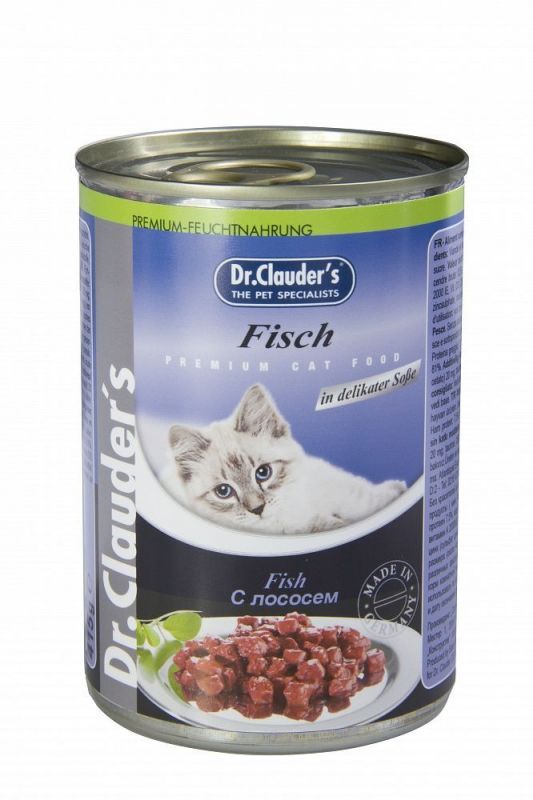 Dr. Clauder's консервы для кошек с лососем
